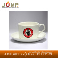 Hot sale eco-friendly ceramic mugs,high quality simple logo design of ceramic coffee mug